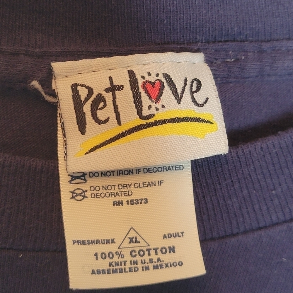 Vintage 90s Pet Love Dog Cartoon Comics Jerry Leigh Doghouse T-Shirt - Picture 4 of 7